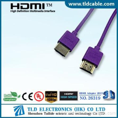 SUPER SLIM HDMI HIGH SPEED with ETHERNET CABLES